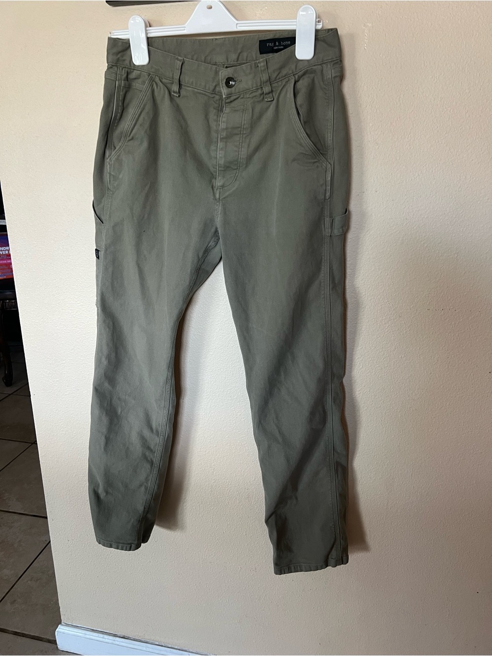 rag & bone Olive-Tone Cargo Pants
